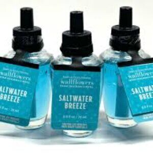 Lot of 3 Bath & Body Works Home Fragrance Refills Wallflowers SALTWATER BREEZE